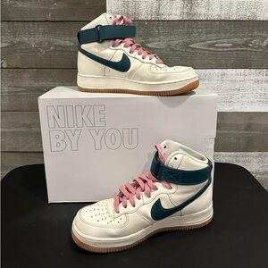 Nike By You Air Force 1s! Customized designed and one of a kind!
